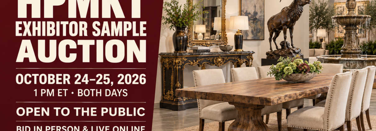 The High Point Furniture Market Auction Fall 2026 at the IMS High Point